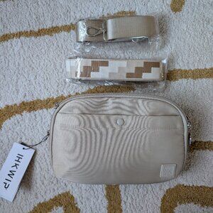 IHKWIP Convertible Crossbody Bag Beige NWT